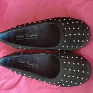 HELLE COMFORT Black Limbi Flats Size 6.5
